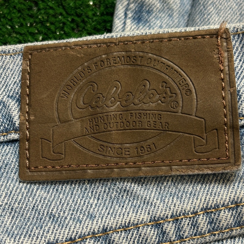 Vintage 90s Cabela's Rugged Outdoor Gear Jeans 42x40 Made in Mexico - Picture 9 of 11